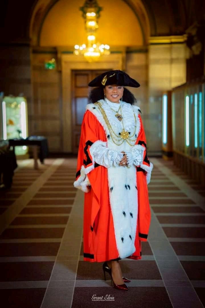 A Nigerian woman, Abigail Katung, has been announced as the 130th Lord Mayor of Leeds City in England, becoming the first person of African descent to hold the position.