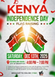 Kenyan Flag Raising Ceremony in Brampton: Celebrating Heritage, Unity, and the Spirit of the Diaspora