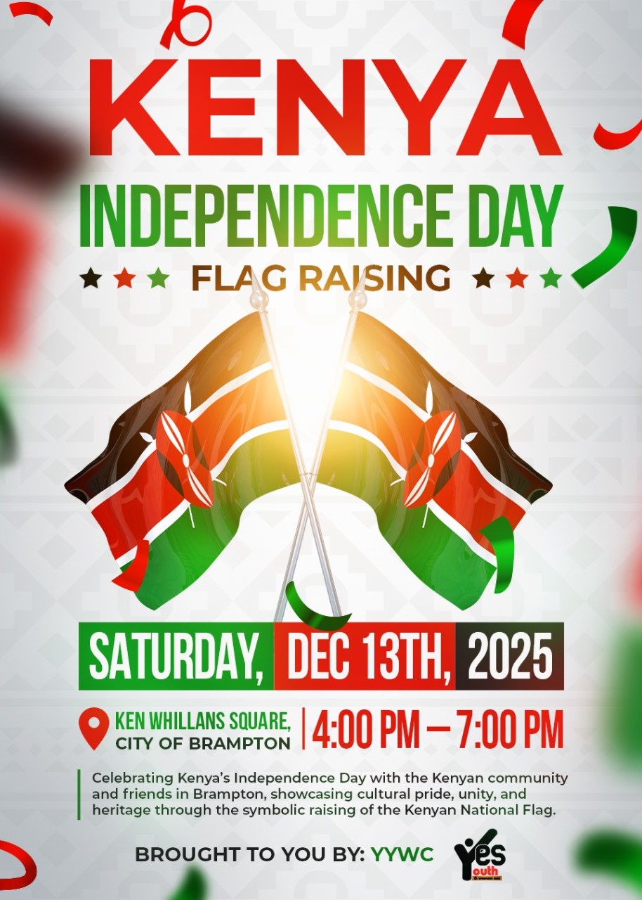 Kenyan Flag Raising Ceremony in Brampton: Celebrating Heritage, Unity, and the Spirit of the Diaspora
