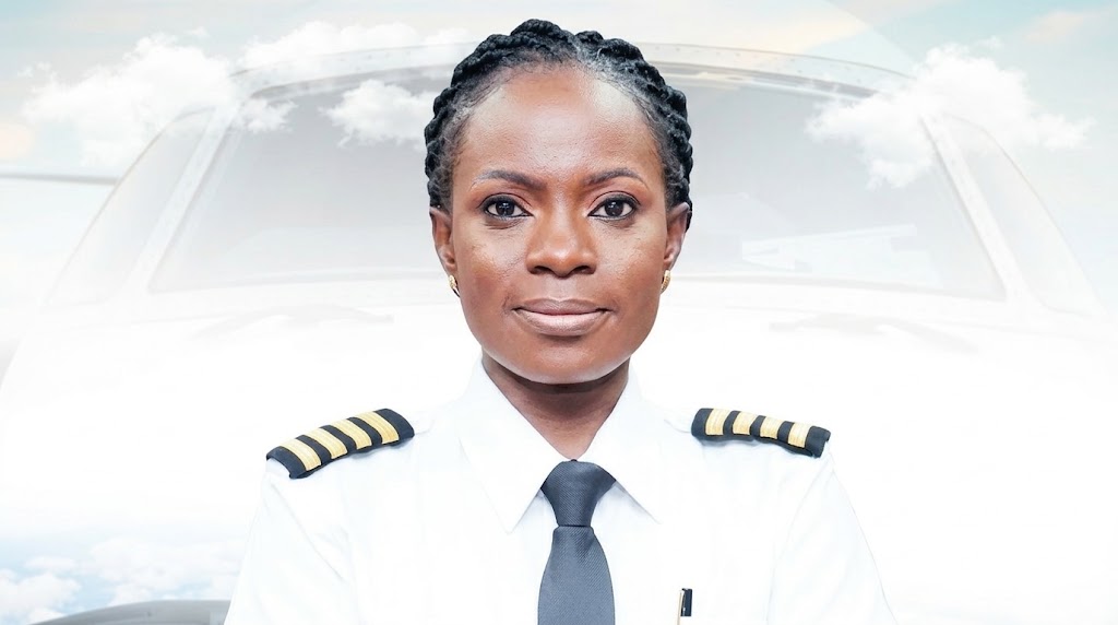 Captain Ruth Adeola Adebanwo in Ibom Air pilot uniform