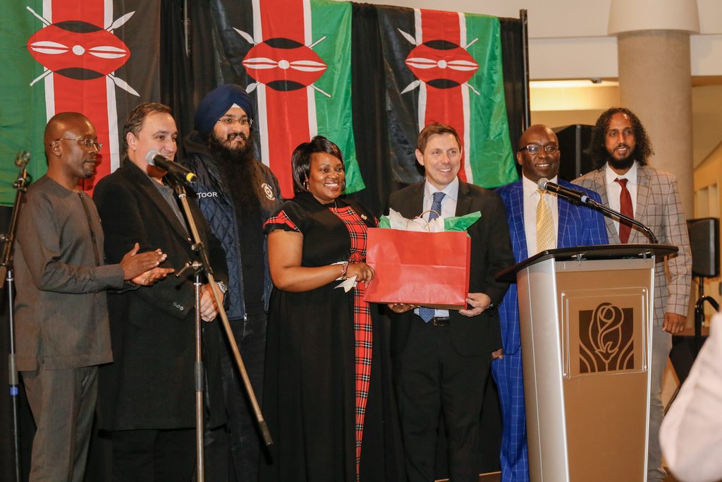 Community recognition during the Kenyan KONNECT 2025 celebration in Brampton.