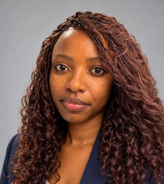 Portrait of Ann Kinyanjui, Kenyan finance manager at Amazon in Seattle.