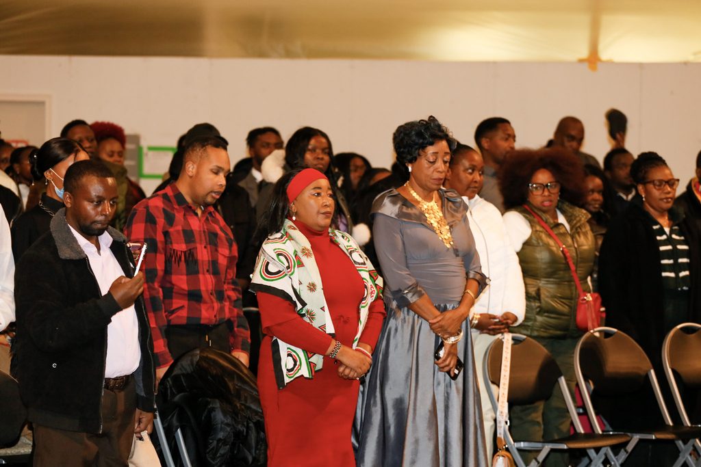 Kenyan community members gathering at Kenyan Konnect 2025l event in Brampton, Ontario
