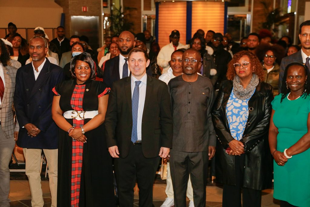Brampton Mayor Patrick Brown and Kenyan community leaders at the Kenyan KONNECT 2025, in Brampton, Canada.