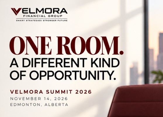 Velmora Financial Group is hostig a summit to for financial education and wealth building in Edmonton, Alberta, Canada on November 14, 2026.