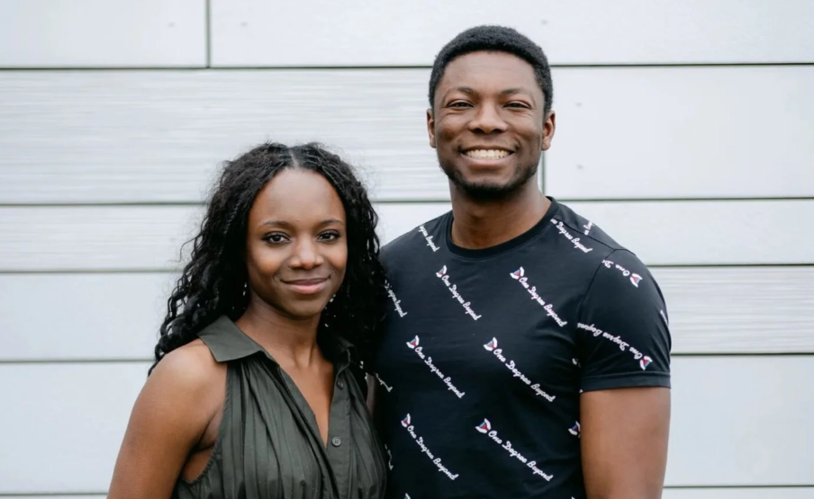 HaloBraid co-founders Yinka Ogunbiyi and David Afolabi.